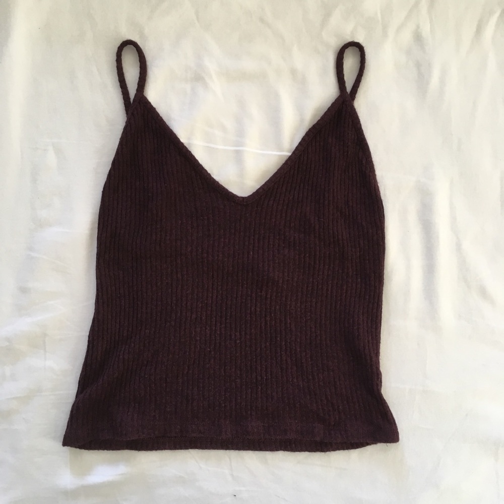 Brandy Melville Burgundy Tank